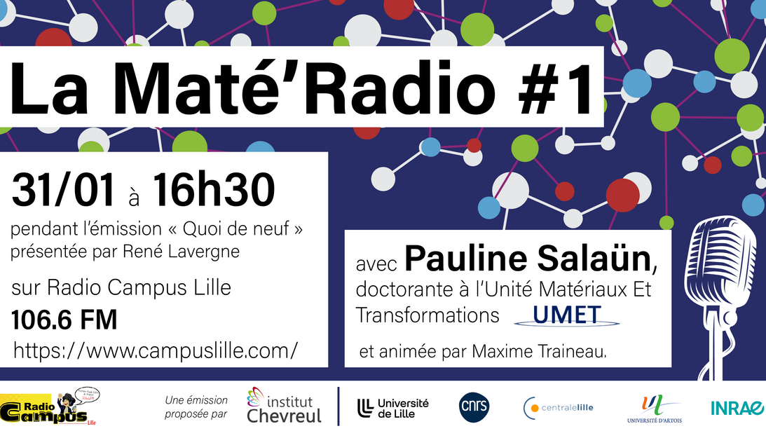 L'épisode 1 de Maté'Radio nous raconte la thèse de Pauline Salaun