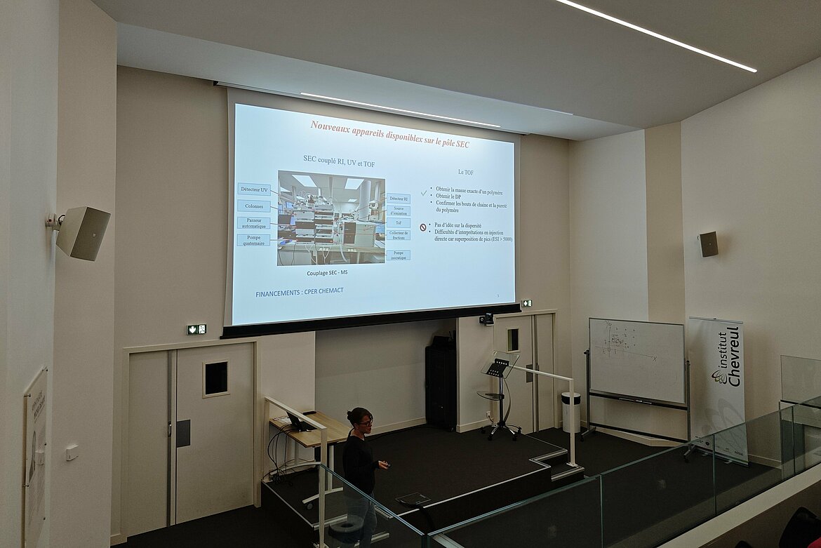 Photo de la présentation d'Aurélie Malfait