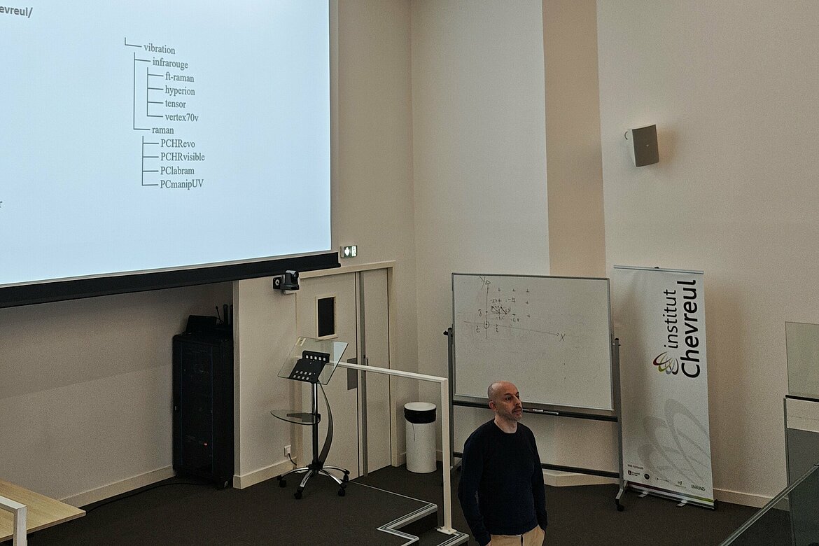 Photo de la présentation de Julien Tugler